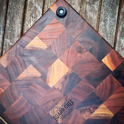 Blackwood End-Grain Chopping Block Platter Square