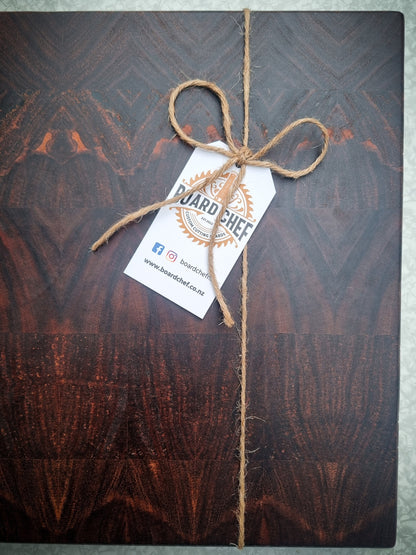 End-Grain Blackwood Platter Board Lg