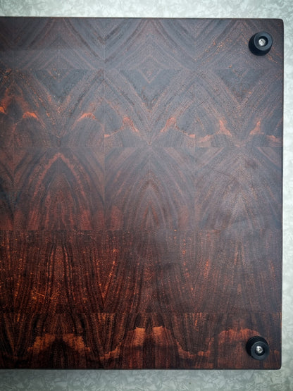 End-Grain Blackwood Platter Board Lg