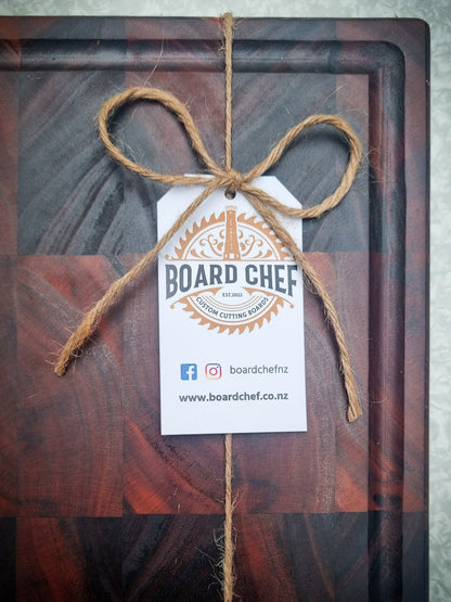 End-Grain Cutting Board - Blackwood 45x27x5cm